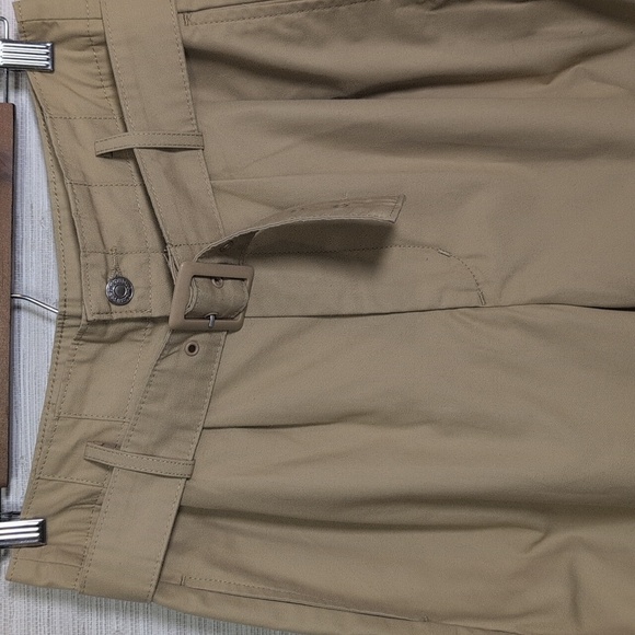 Levi's Tailored High Loose Taper Belted Pants Khaki Tan 27 - Picture 4 of 12